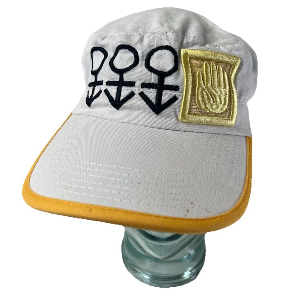 JOJO'S BIZARRE ADVENTURE Cap Cosplay Costume Kujo Jotaro White Hat Adjustable